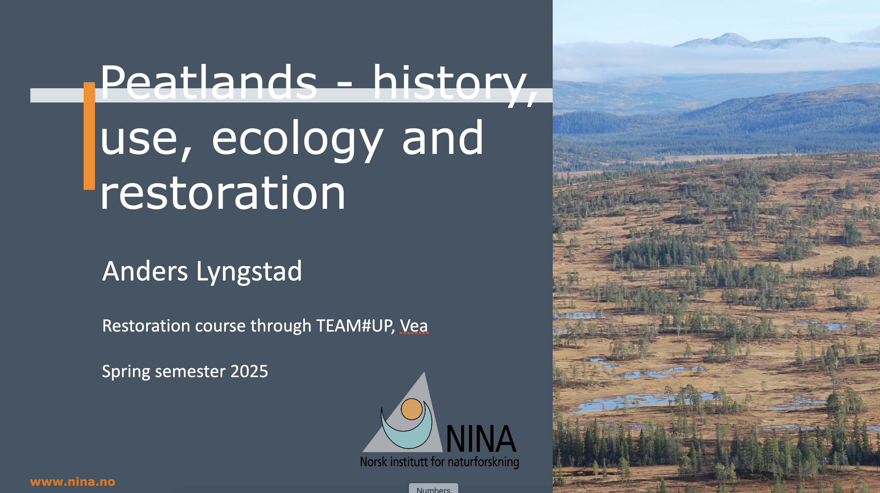 Peatland Restoration - Part 1
