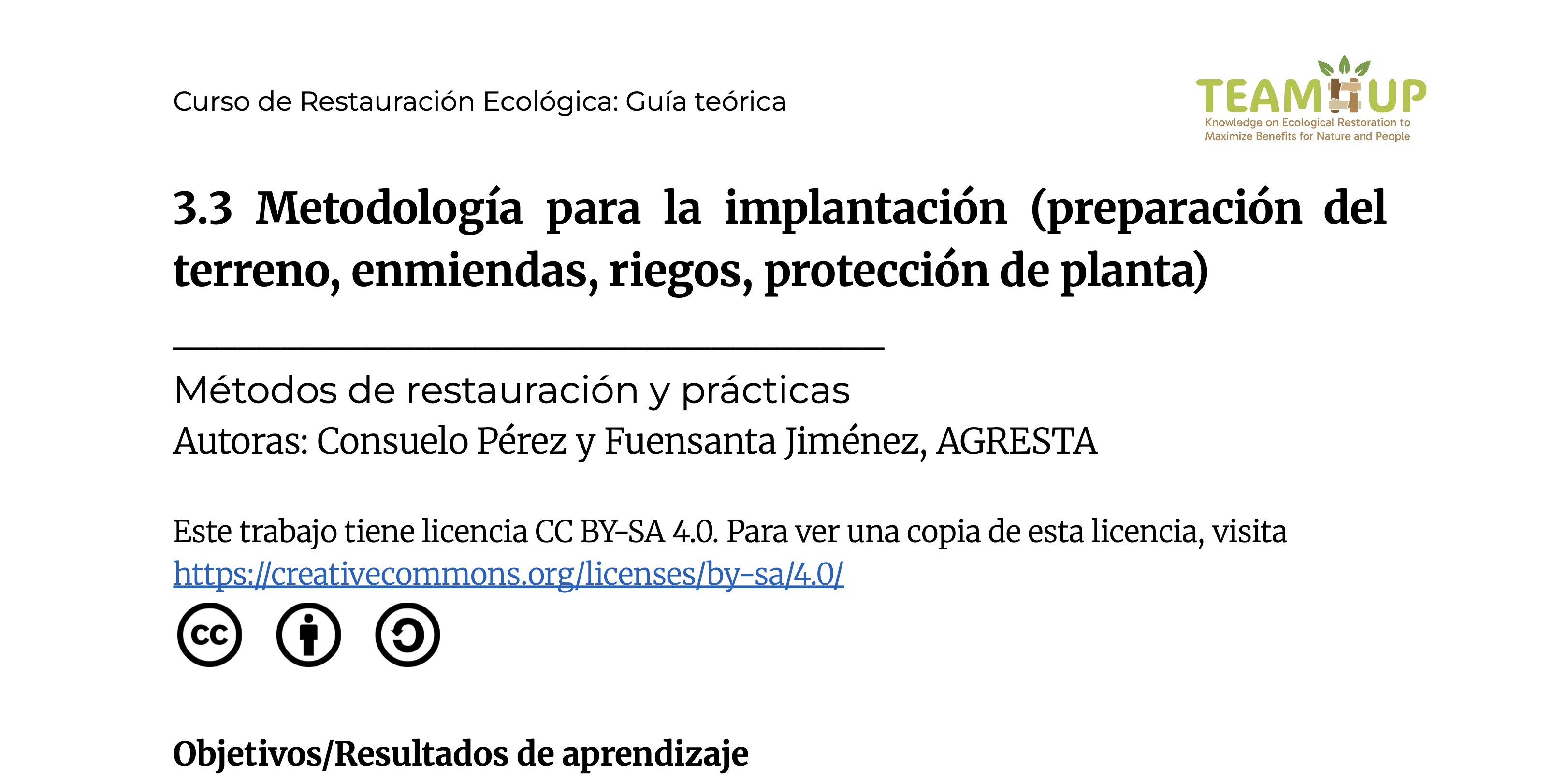 Metodología para la implantación - Guía teórica