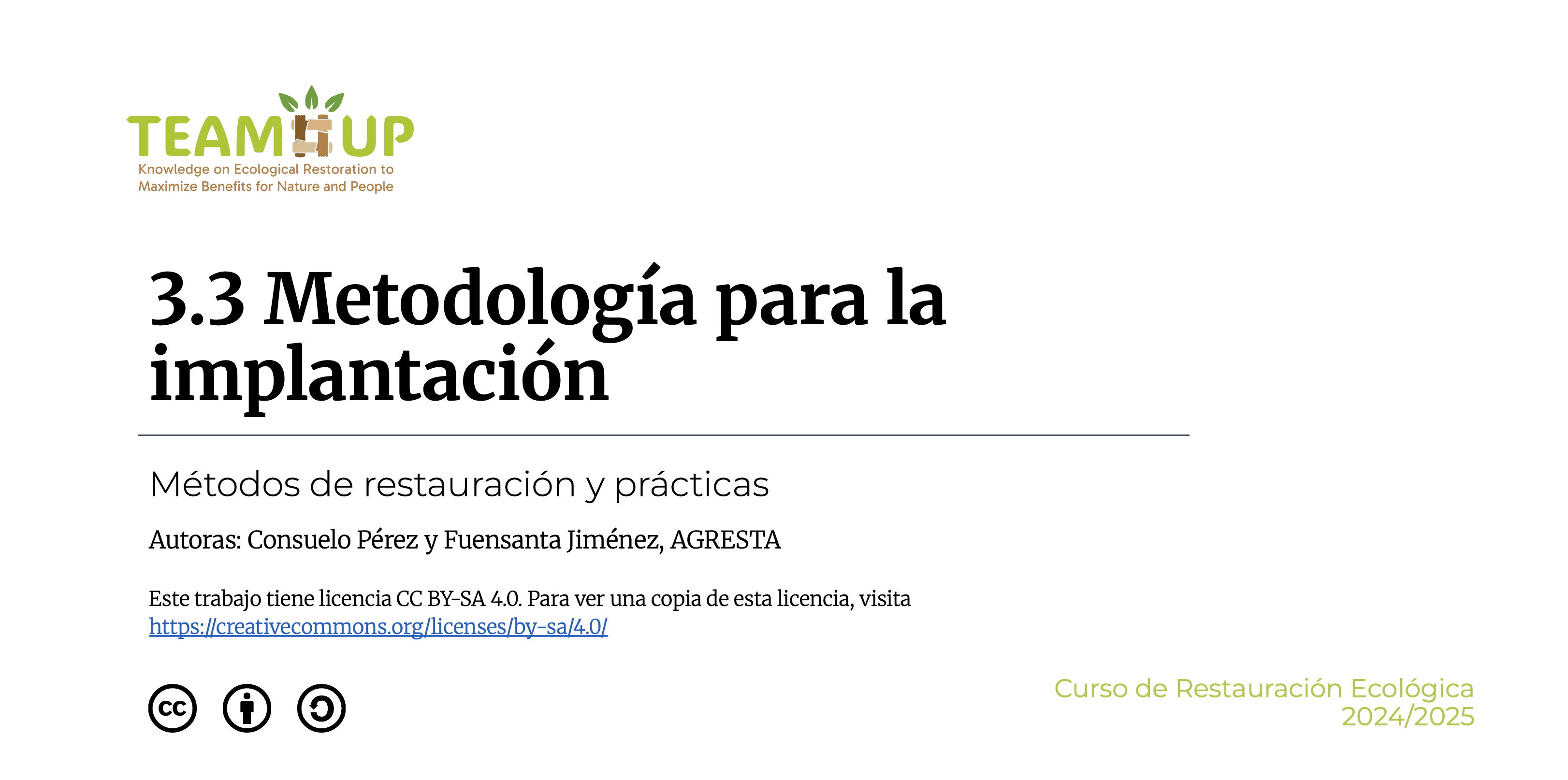 Metodología para la implantación - Presentación