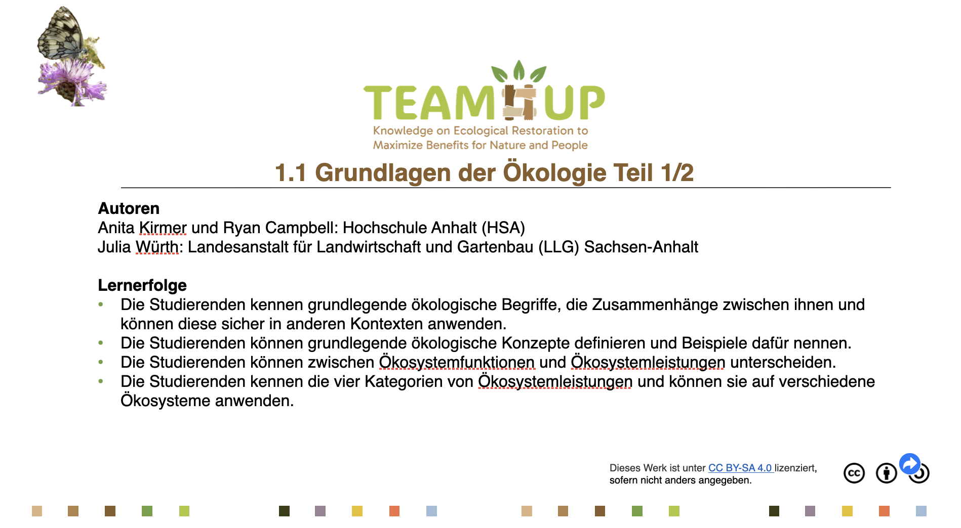 Grundlagen der Ökologie (Teil 1)